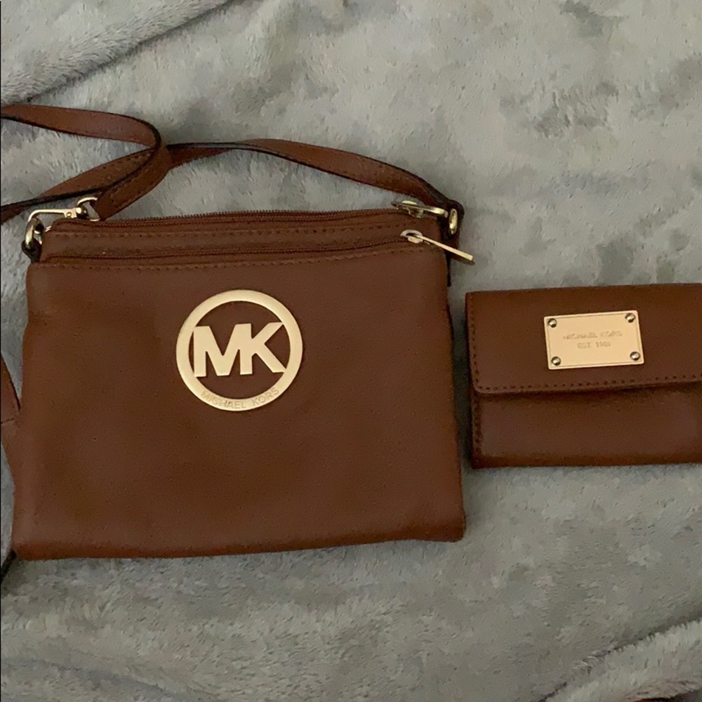 Michael Kors purse and wallet